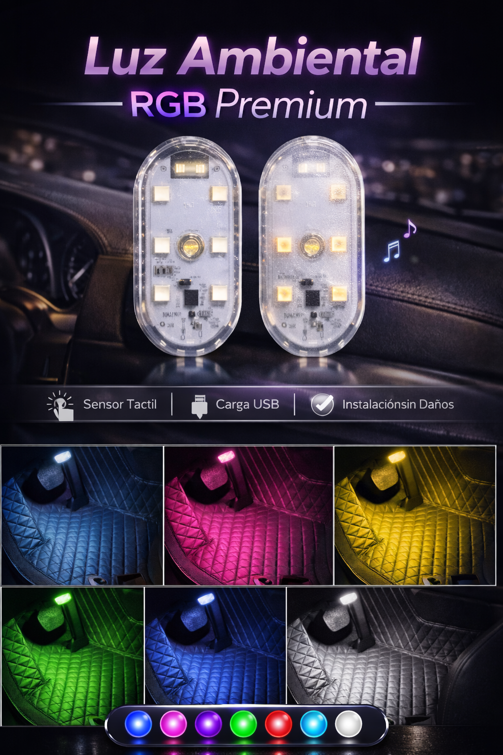 Luces LED RGB Premium