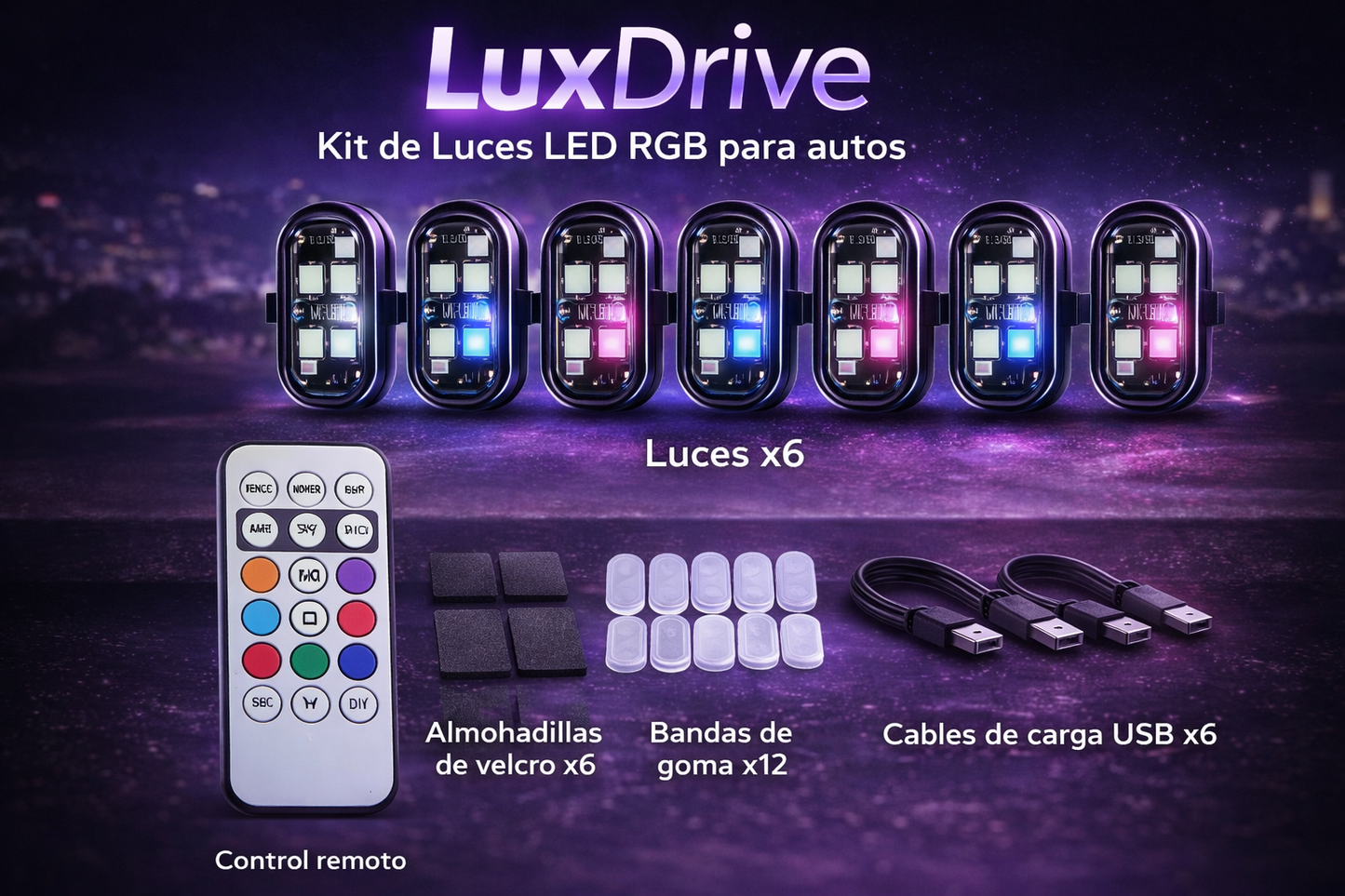 Luces LED RGB Premium